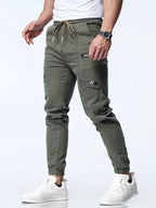 Joggers de hombre elásticos con cordón
