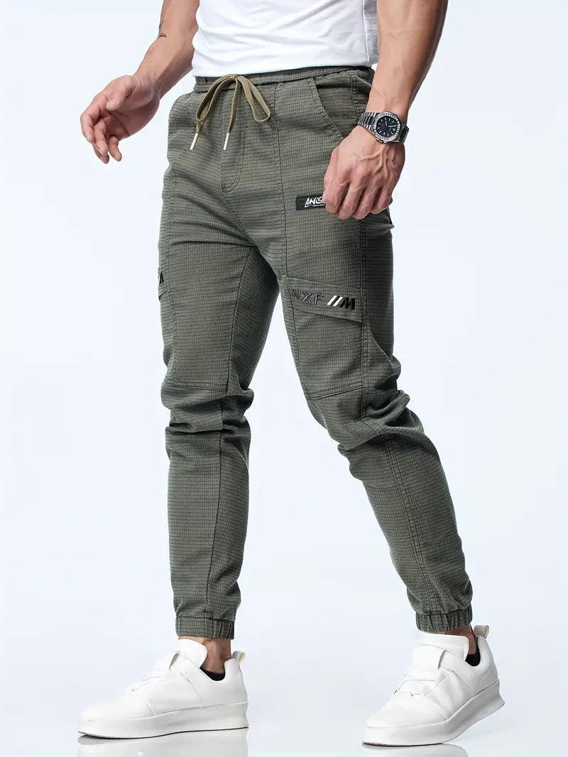 Joggers de hombre elásticos con cordón