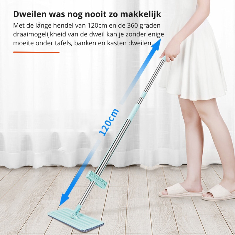 Mocio Spray ANFINITE EasyMop con Sistema di Strizzatura Integrato
