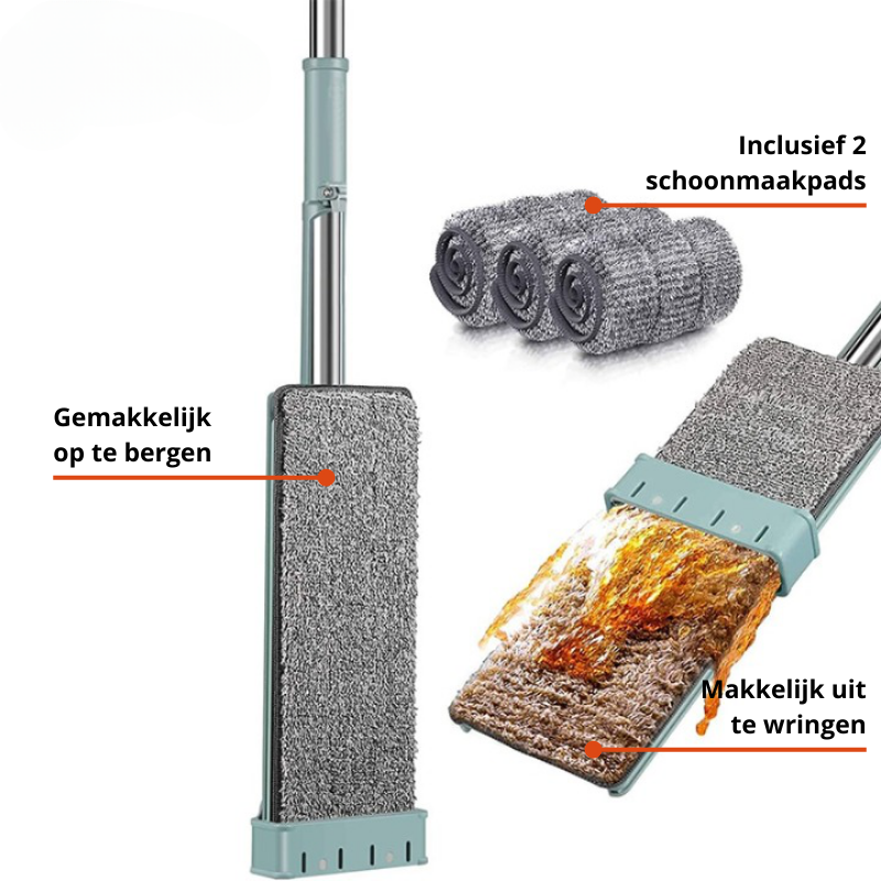 Mocio Spray ANFINITE EasyMop con Sistema di Strizzatura Integrato
