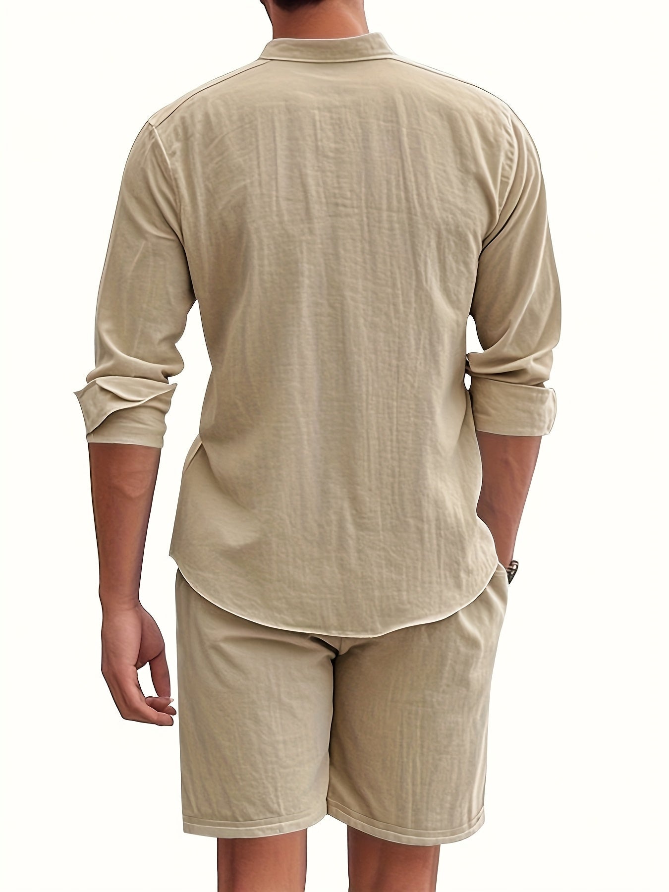 Completo Traspirante in Lino da Uomo – Eleganza Casual per l'Estate