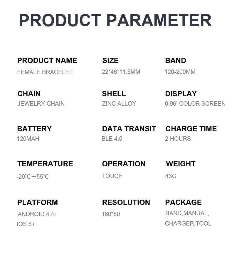 FitStyle Vandtæt Fitnessarmbånd | Træning & Daglig Aktivitet