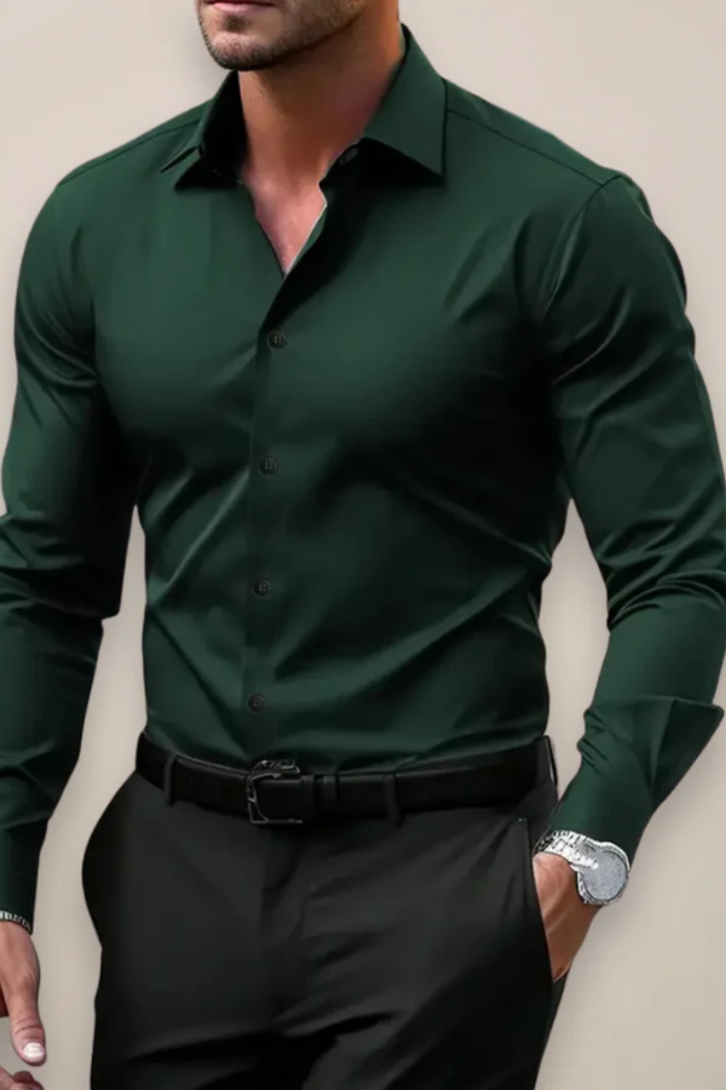 Camicia da Uomo Slim Silhouette Eleganza Classica
