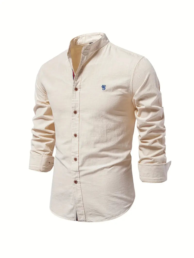 Chemise décontractée homme pour le printemps à boutons ANFINITE