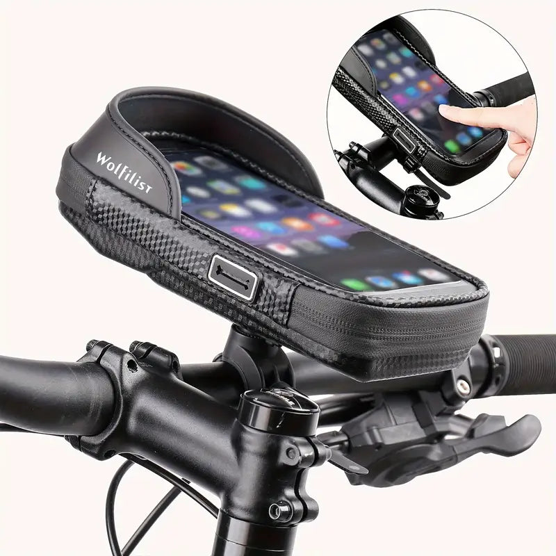 ANFINITE – Supporto per Telefono da Bici Impermeabile | Rotazione a 360° & Montaggio Antishock