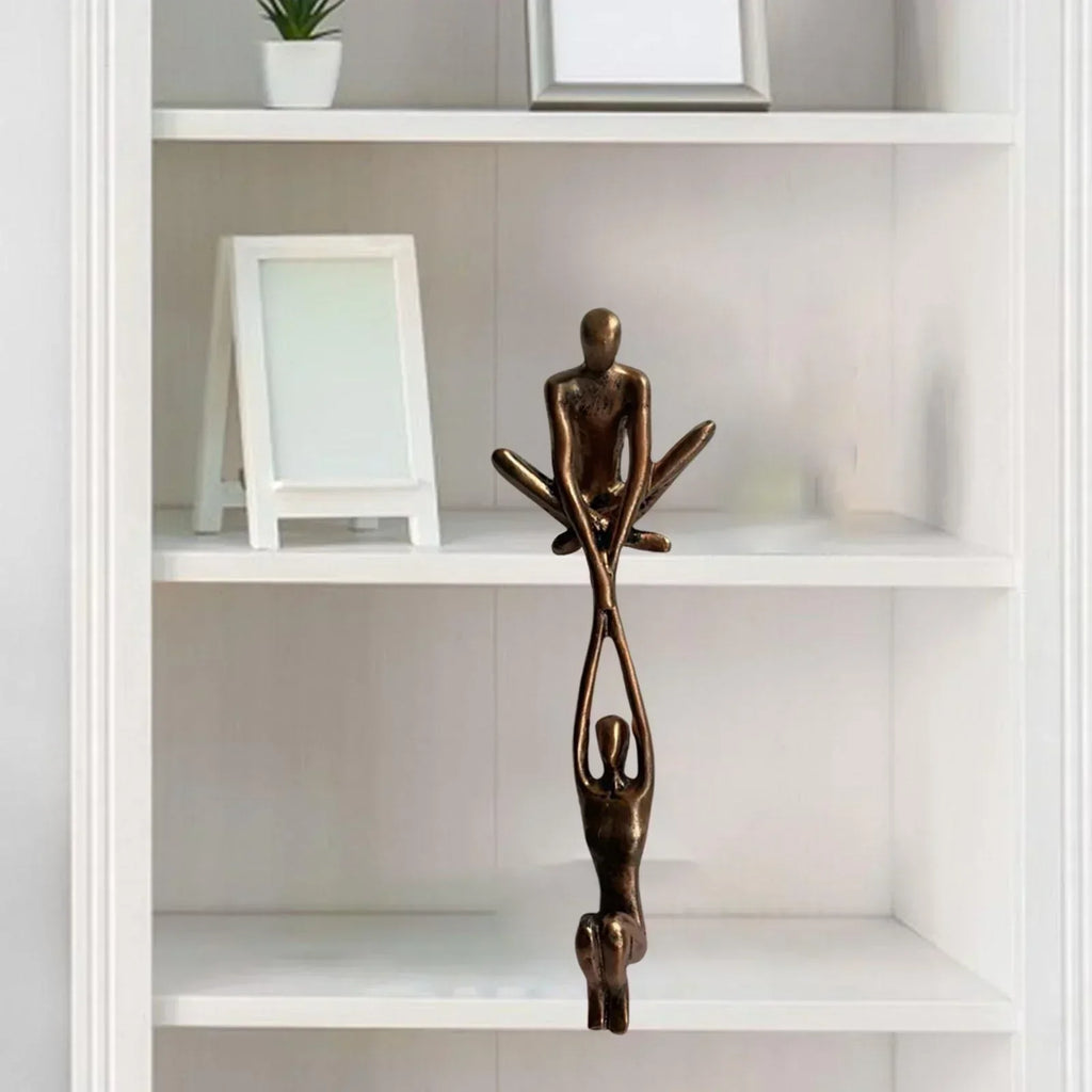 Scultura Amore Eterno e Forza – Decorazione Moderna in Resina per la Casa | Ornamento Simbolico e Regalo