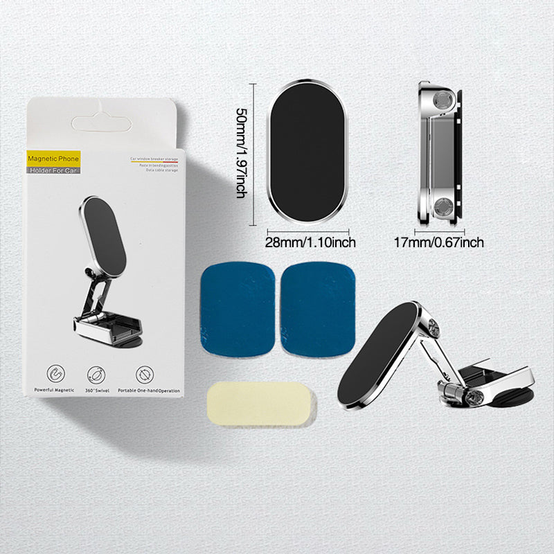 ANFINITE Holder360° Magnetisk Telefonholder til Bil (Foldbar)