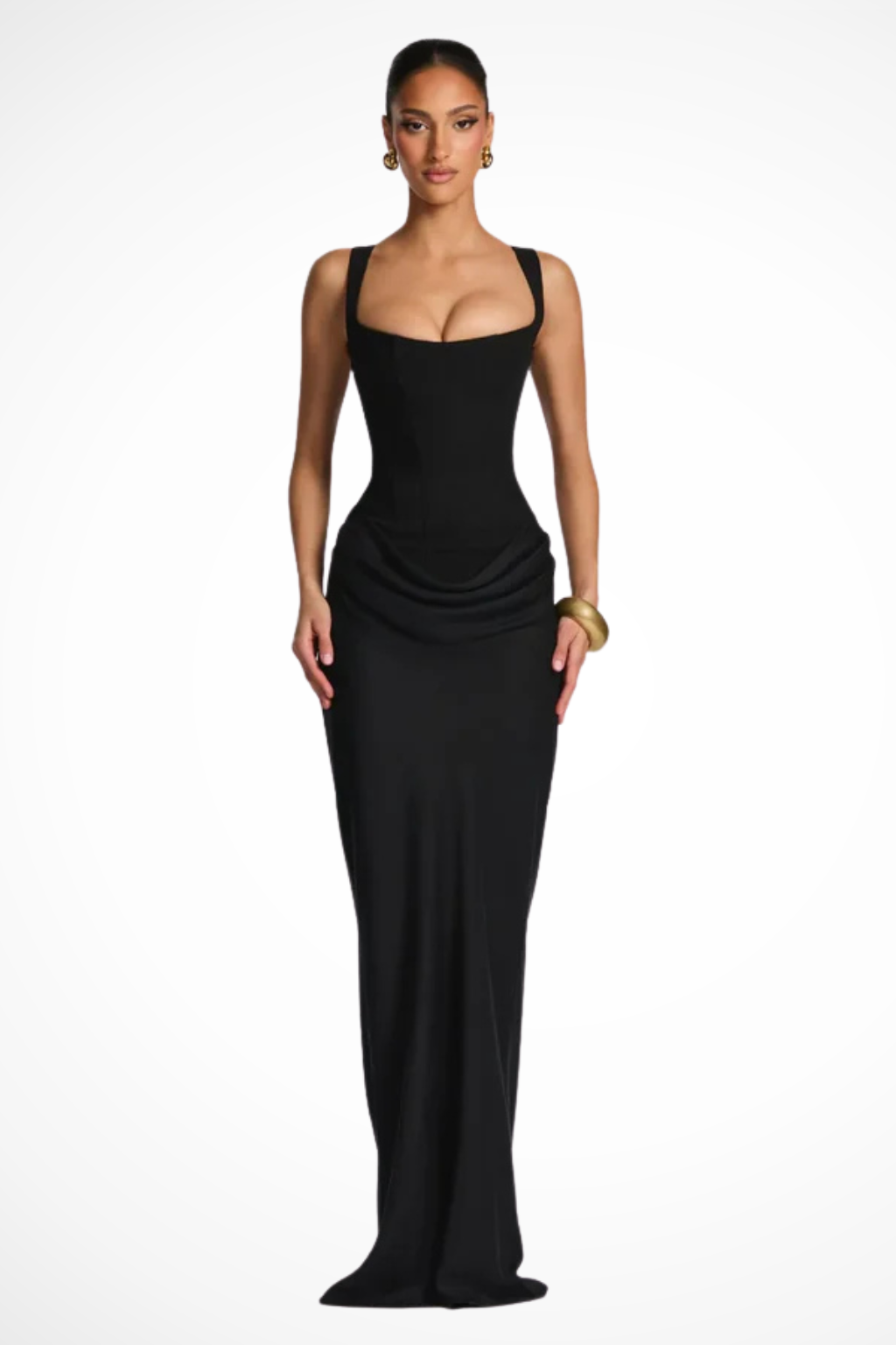 Maxi Abito Bodycon Silhouette Elegante per la Sera