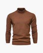 Pull à col roulé pour homme en maille fine - Élégant, doux et raffiné