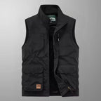 Chaleco cargo outdoor de hombre con múltiples bolsillos