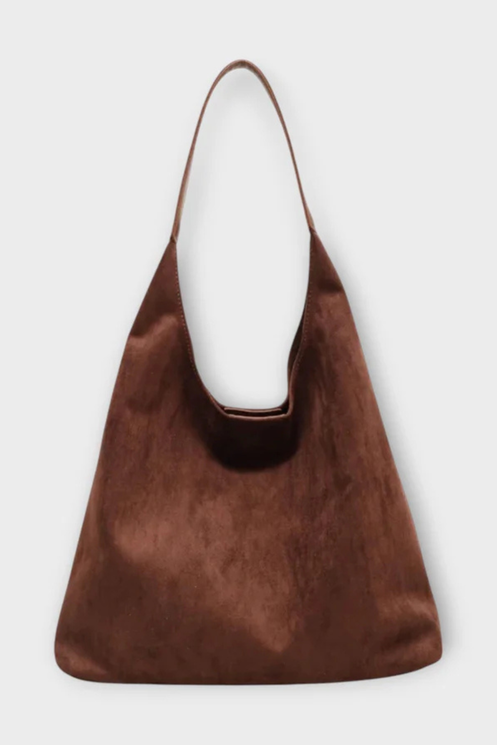Minimalistisk Skuldertaske med Enkelt Håndtag og Ren Silhuet