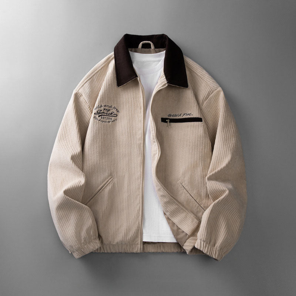 Chaqueta ligera para hombre con cremallera – Elegante y versátil para un estilo informal elegante