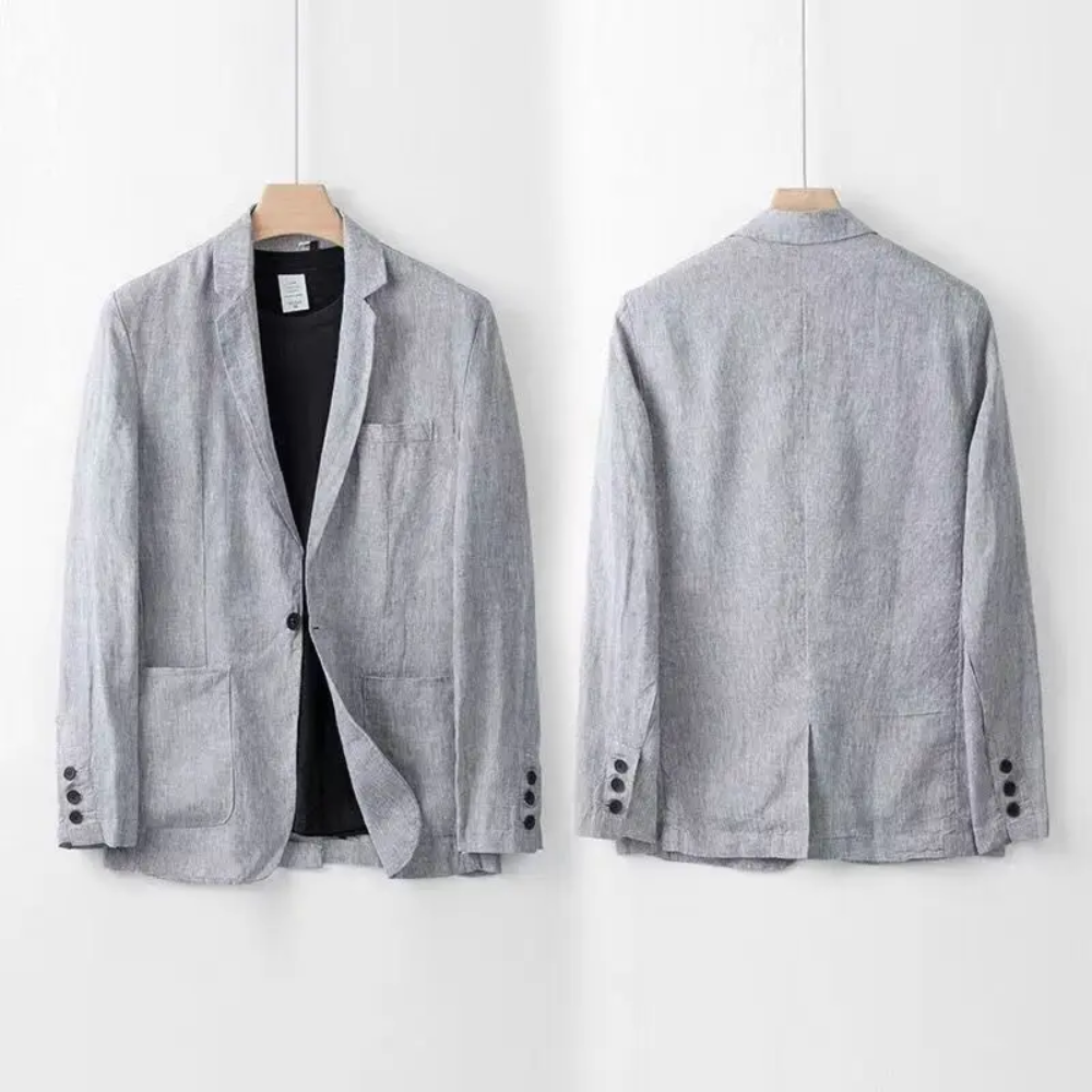 Completo Elegante in Lino da Uomo – Lusso Leggero e Stile Senza Tempo