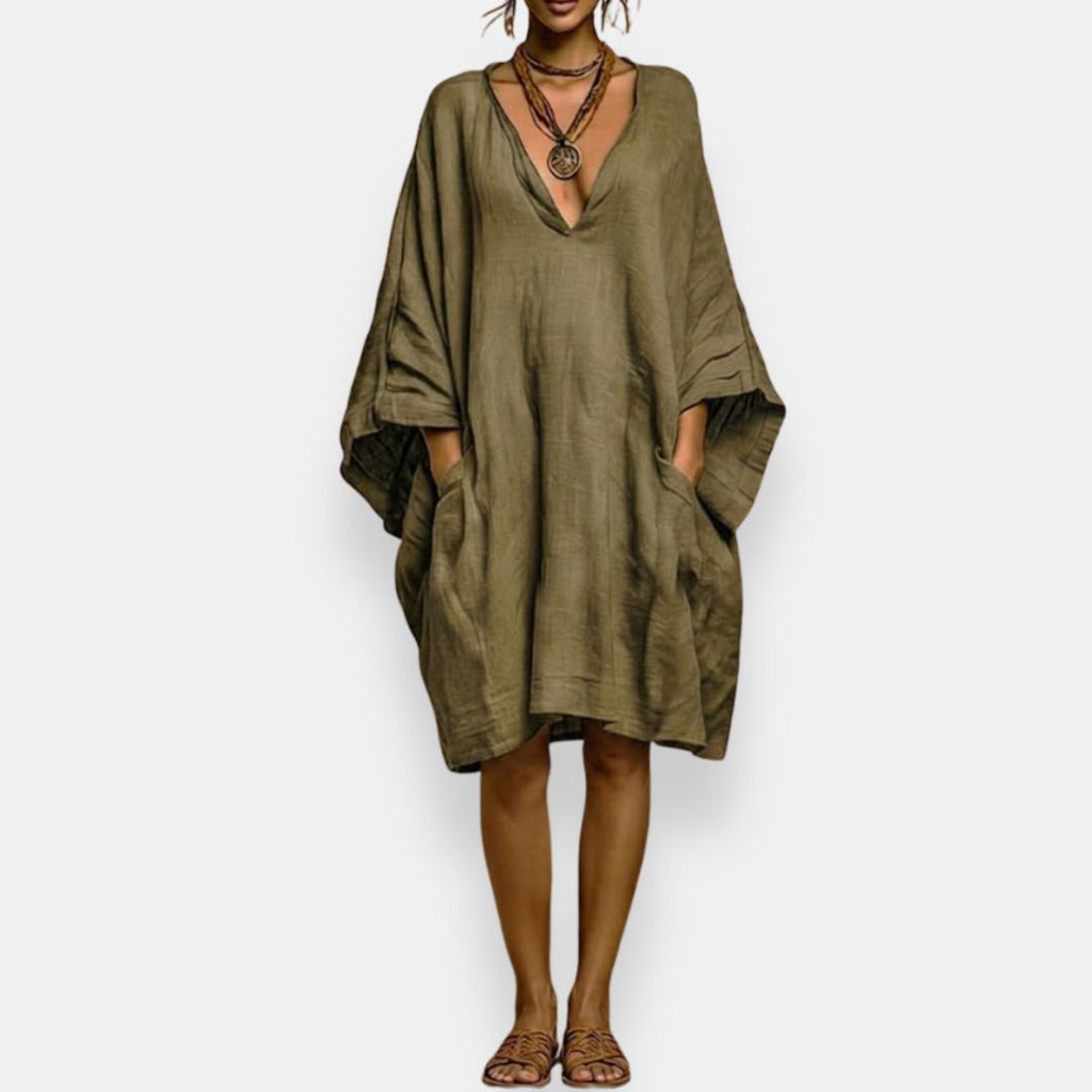 Abito Boho Estivo con Scollo a V ANFINITE Nicoletta