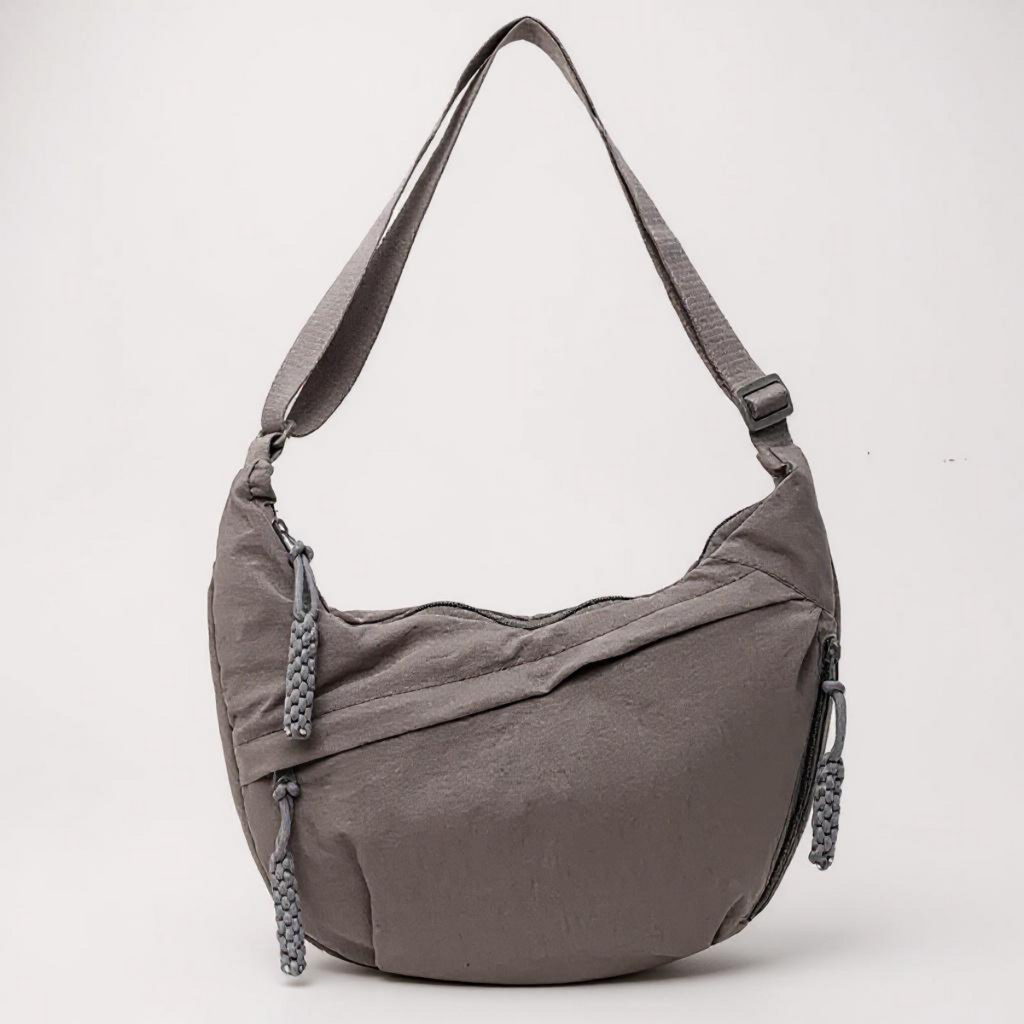 ANFINITE Borsa a Spalla in Nylon con Cinghia Regolabile