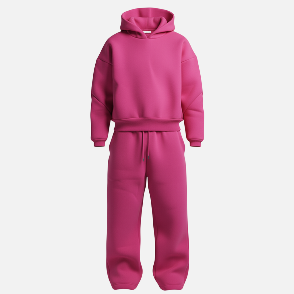 Conjunto oversize de dos piezas para hombre con sudadera con capucha y pantalones jogger - conjunto casual de estilo urbano