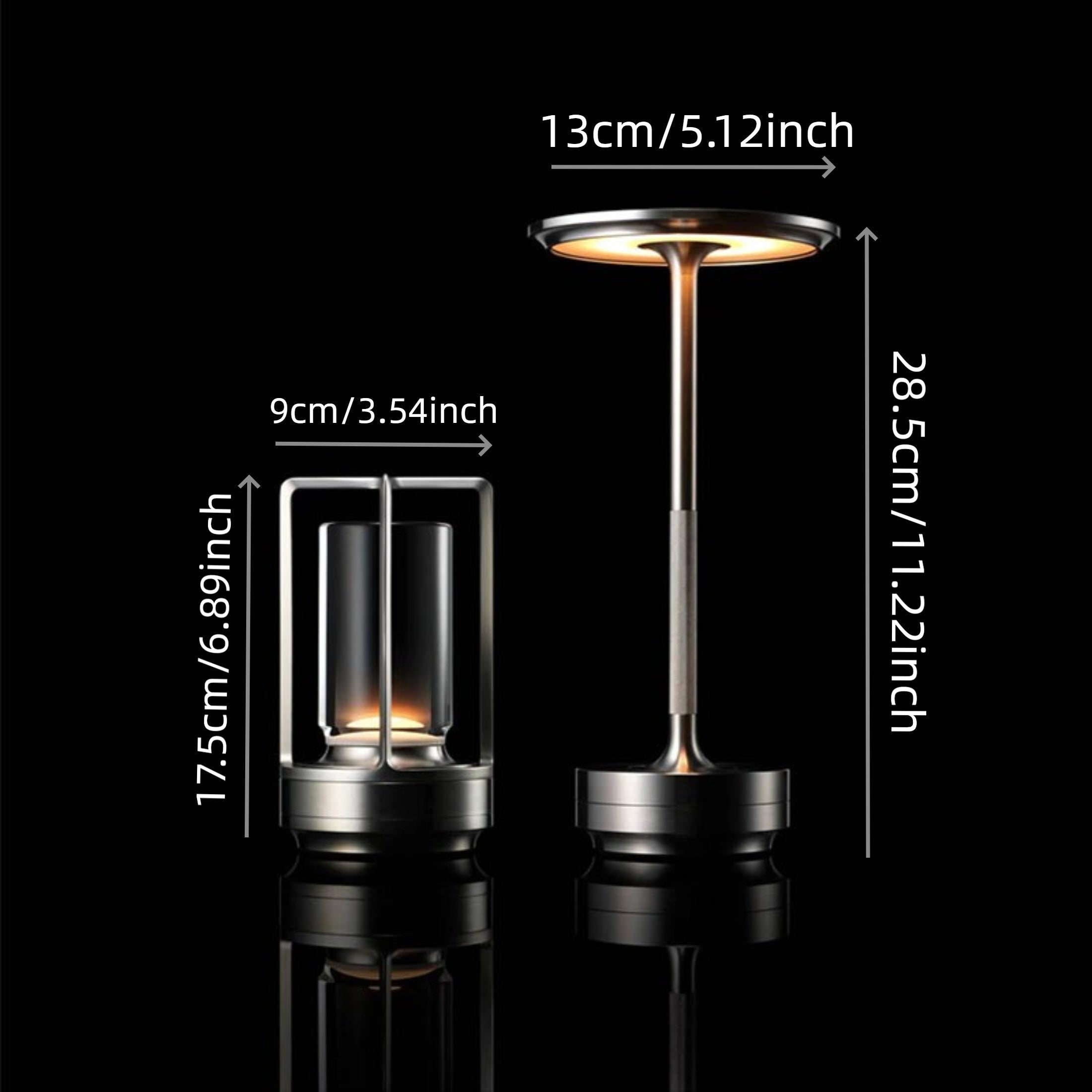 ZenLight - Japansk Stil LED Touch Bordlampe