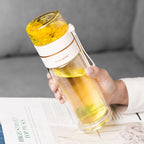 PureBrew Caraffa in Vetro a Doppia Parete con Filtro per Tè