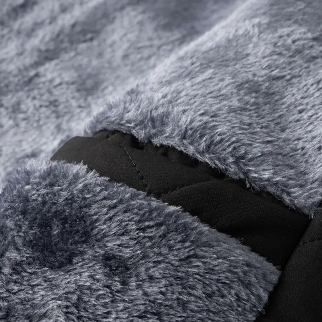 Chaqueta de invierno acolchada para hombre con forro polar - Calidez y comodidad elegantes