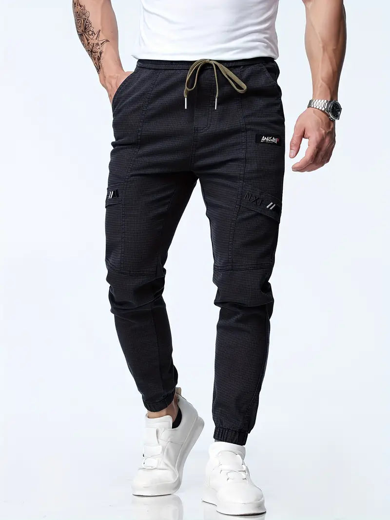 Joggers de hombre elásticos con cordón