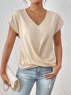 T-shirt femme à col cœur ANFINITE