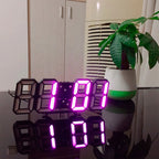 Orologio da Parete LED 3D ANFINITE Timora