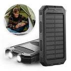 Batteria Portatile Solare Resistente all'Acqua – Caricatore Portatile con Doppi Uscite USB