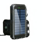 Batteria Portatile Solare Resistente all'Acqua – Caricatore Portatile con Doppi Uscite USB