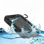 Batteria Portatile Solare Resistente all'Acqua – Caricatore Portatile con Doppi Uscite USB