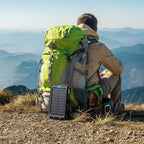Vandafvisende Solenergi Power Bank – Bærbar Oplader med Dobbelt USB Udgange