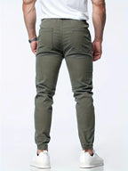 Joggers de hombre elásticos con cordón