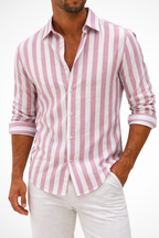 Camicia Estiva da Uomo a Righe Eleganza Relax