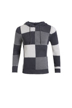 Cardigan Uomo Testurizzato con Zip Integrale e Collo Alto