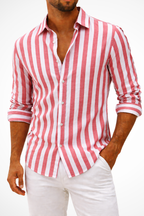 Camicia Estiva da Uomo a Righe Eleganza Relax