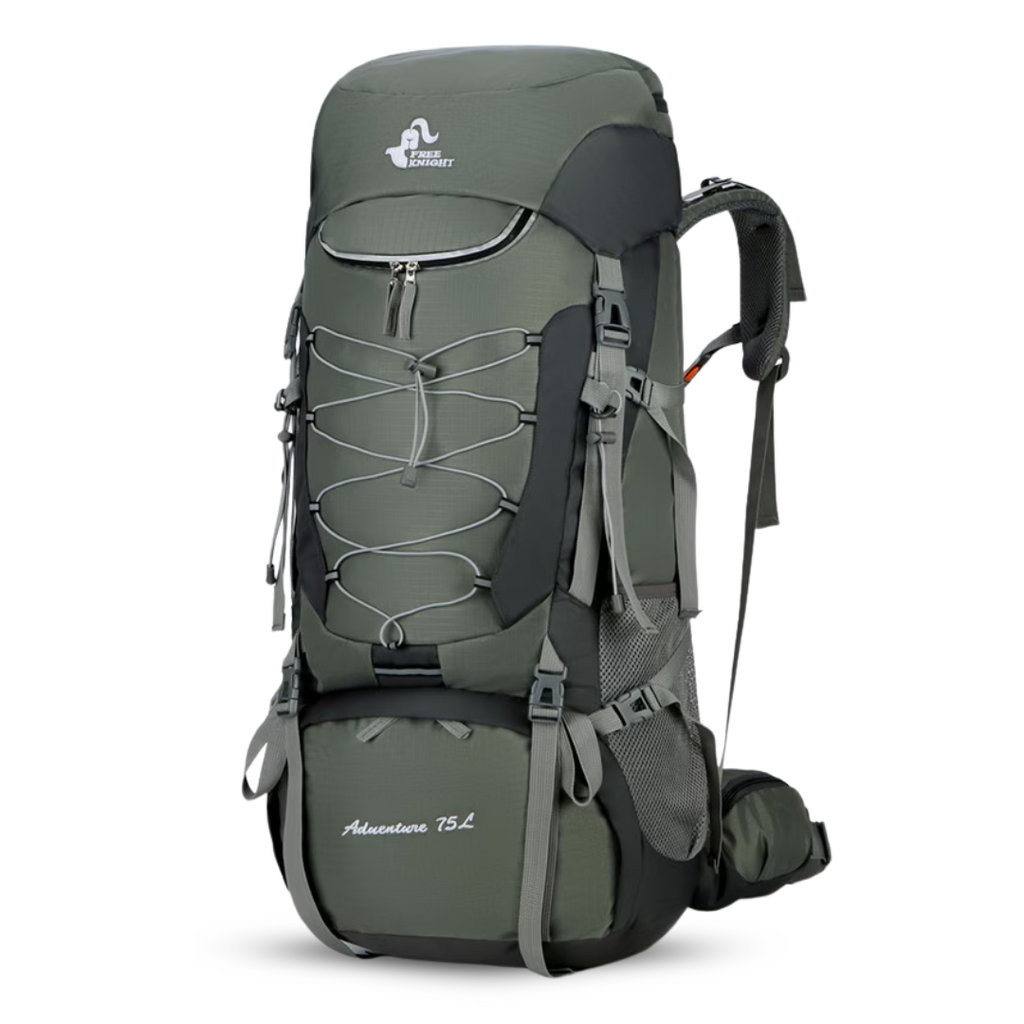 OutdoorHaven 75L Zaino da Trekking Impermeabile Multifunzionale