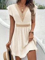 Abito Estivo V-Collo Boho Silhouette Elegante