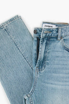 Vaqueros de mujer azules con bordado