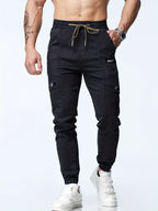 Joggers de hombre elásticos con cordón