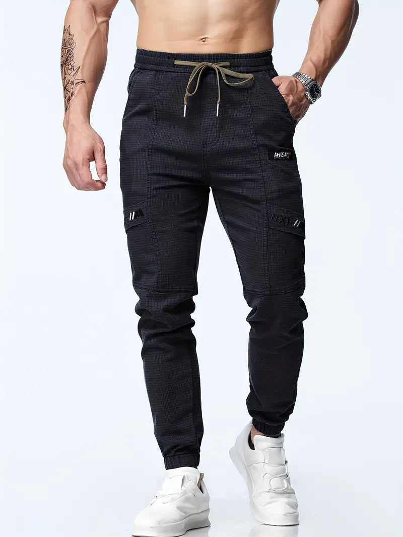Joggers de hombre elásticos con cordón