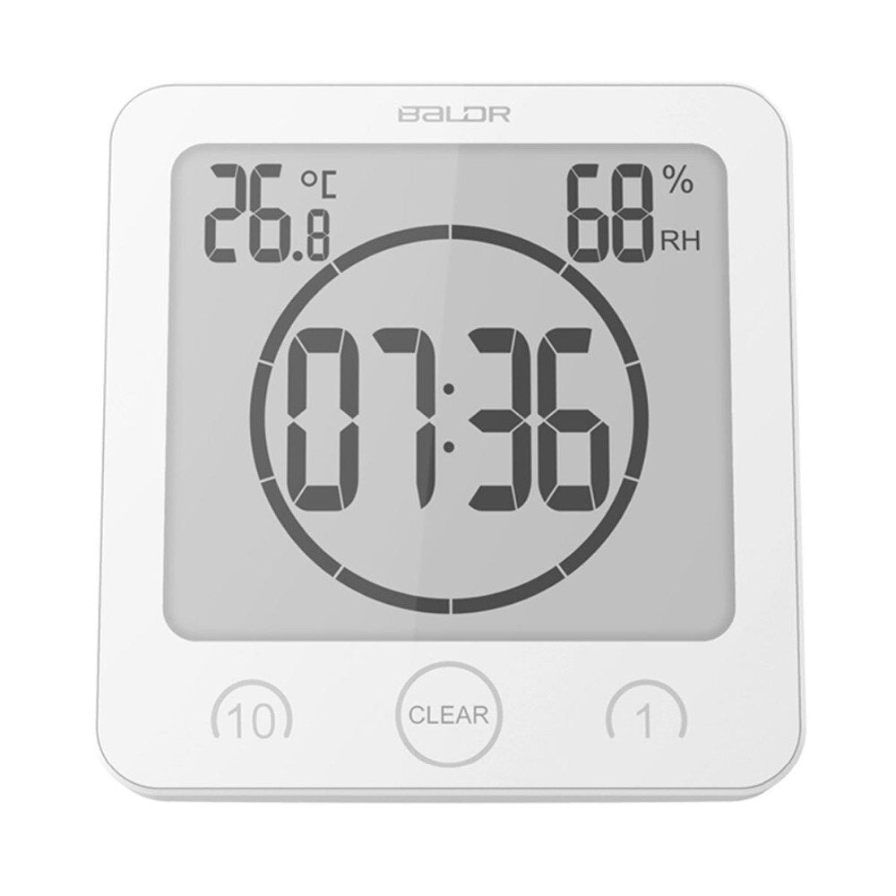 Orologio da Doccia Impermeabile - Orologio da Doccia Resistente all'Acqua