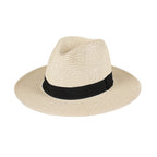 Chapeau panama pour femme à large bord en paille