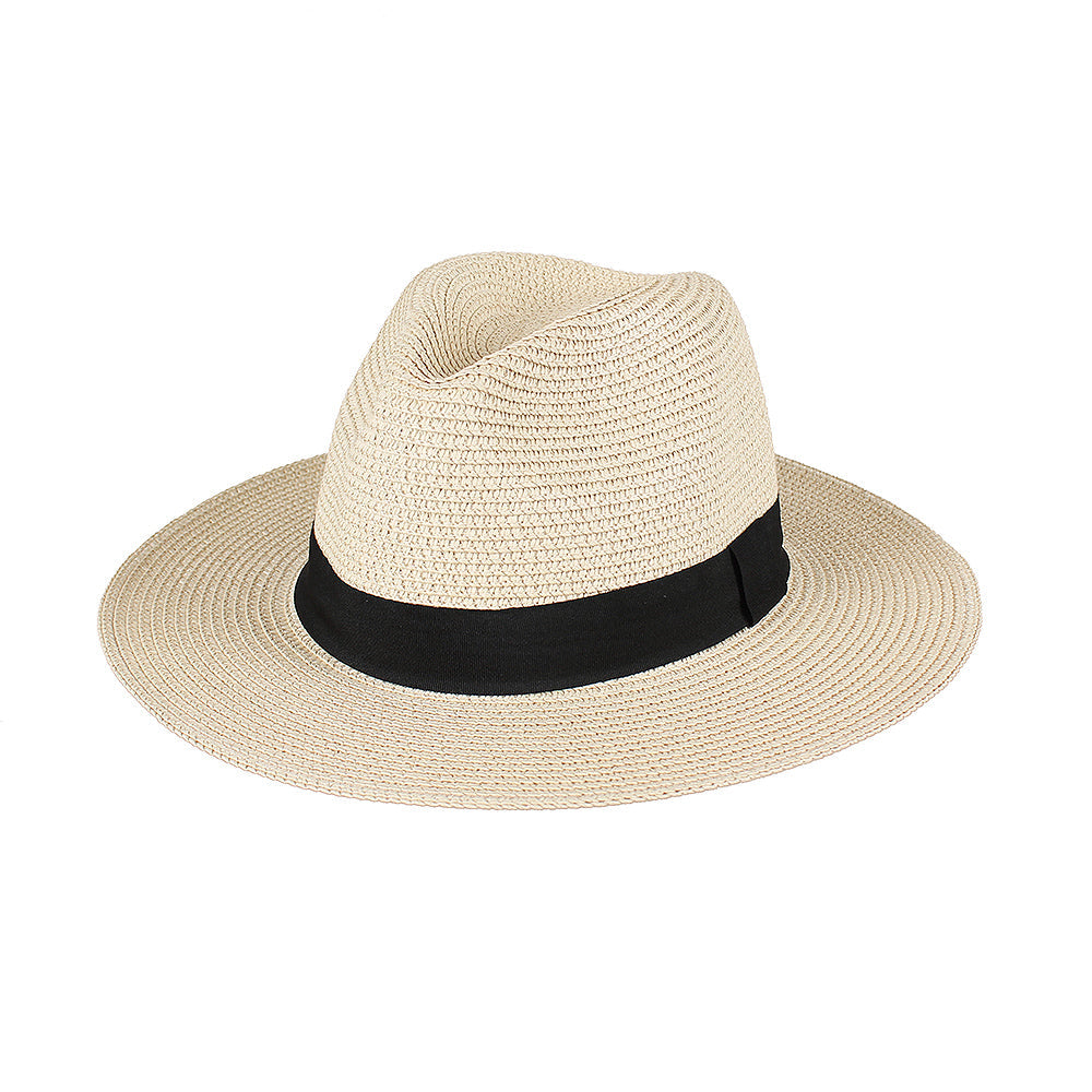 Chapeau panama pour femme à large bord en paille