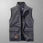 Chaleco cargo outdoor de hombre con múltiples bolsillos