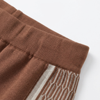 Ensemble deux pièces pour homme en maille géométrique