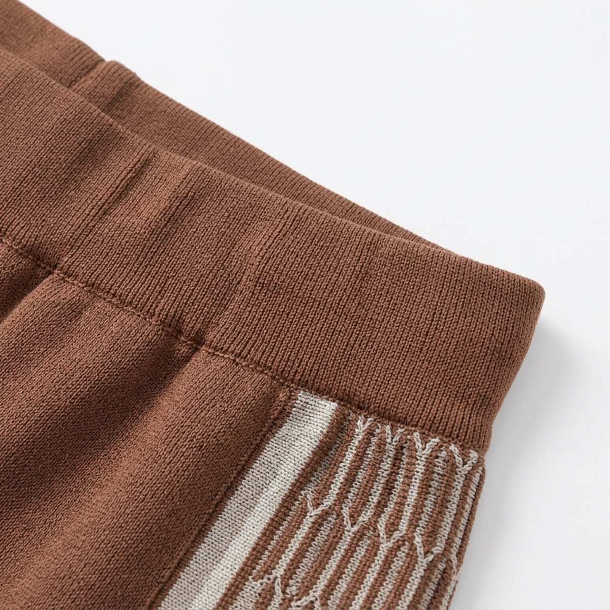 Ensemble deux pièces pour homme en maille géométrique
