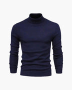 Pull à col roulé pour homme en maille fine - Élégant, doux et raffiné