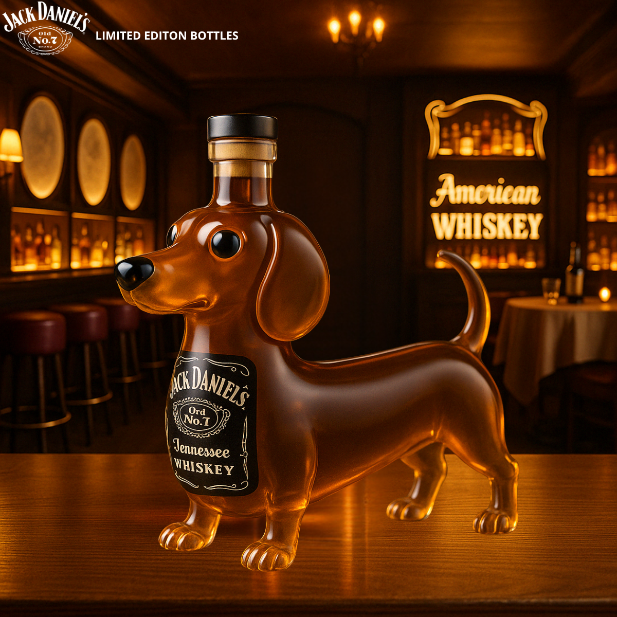 ANFINITE Whiskey Karafel – Limited Edition Design Flaske