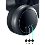 Intelligent VR-headset med indbyggede høretelefoner – Justerbare linser, bredt synsfelt & universel telefonkompatibilitet | Immersiv 3D-oplevelse til iPhone og Android