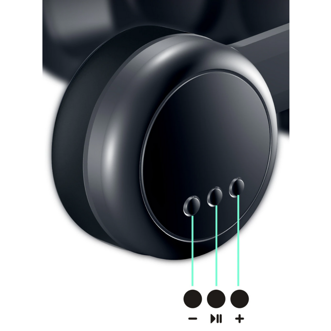 Intelligent VR-headset med indbyggede høretelefoner – Justerbare linser, bredt synsfelt & universel telefonkompatibilitet | Immersiv 3D-oplevelse til iPhone og Android