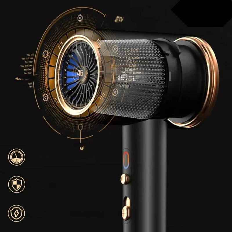 Effektiv Hårtørrer og Stylingbørste – Hurtig Tørring med Anti-Frizz Funktion